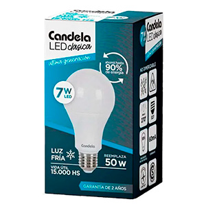 Lampara led 7w. x 5 un. - Fria